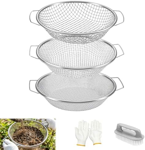 3PCS Soil Sifter for Gardening by Unknown