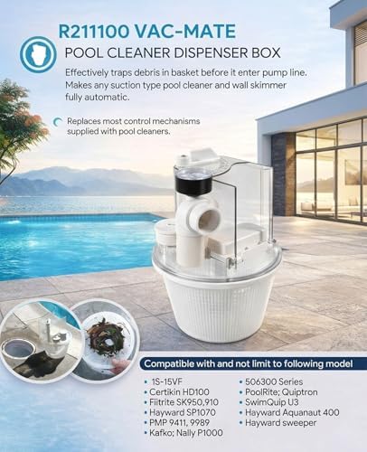 R211100 Vac-Mate Pool Cleaner Dispenser Box – Multi-Function Vacuum Skimmer - Image 2