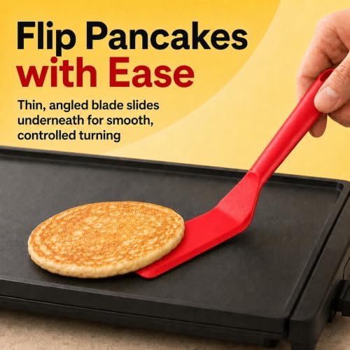 Eggssentials - Pancake Flipper Spatula - Non-Stick - Heat Resistant Egg Spatula - Image 4