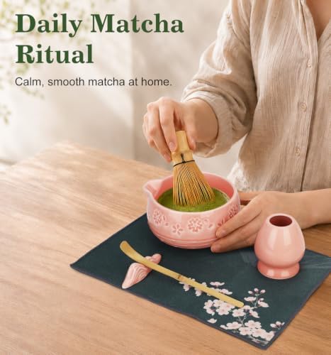 Matcha Whisk Set, Ceramic Matcha Kit - Image 6