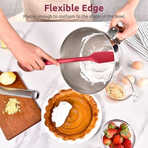 U-Taste 14in Extra Large Silicone Spatula, 600°F Heat Proof Scraper - Image 4