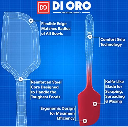 DI ORO Large Silicone Spatula - Image 4