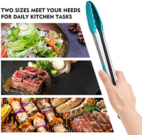 HOTEC Stainless Steel Kitchen Tongs - Image 5