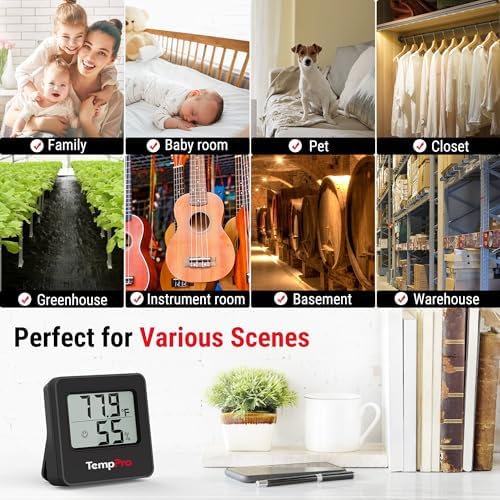 TempPro TempAir 3 Pack Hygrometer Indoor Thermometer - Image 7