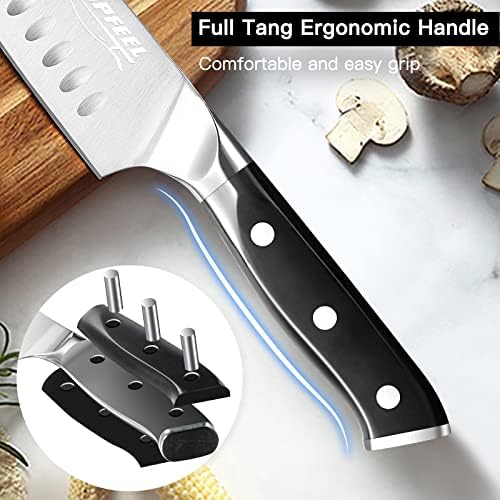 Topfeel 3PCS Chef Knife Set, German High Carbon Steel - Image 4