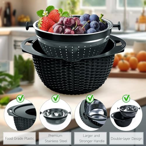 4-1 Colander with Bowl Set - Image 6