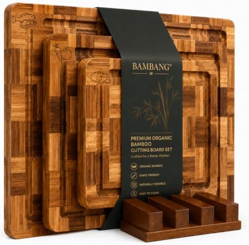 BAMBANG Bamboo Cutting Board for Kitchen by BAMBANG