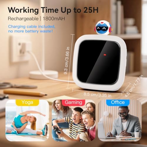 Yunbaoit Digital Visual Timer for Kids, 99-Minute Countdown, Rechargeable - Image 5
