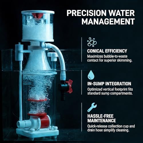 Protein Skimmer for 50-100 Gallon Saltwater Aquarium - Image 3