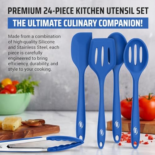 Kaluns Silicone Kitchen Utensils Set 24 Pcs Cooking Utensils Set - Image 3