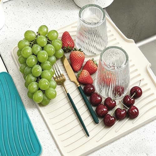 EBIGIC Silicone Dish Drying Mat, 19.7"*17"Dish Drying Pad, Kitchen Accessories - Image 4