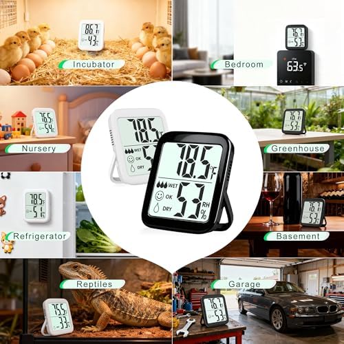 Antonki 2 Pack Room Thermometer Indoor Hygrometer - Image 4