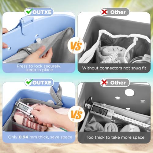 OUTXE Beach Bag Organizer Insert Divider - Image 3