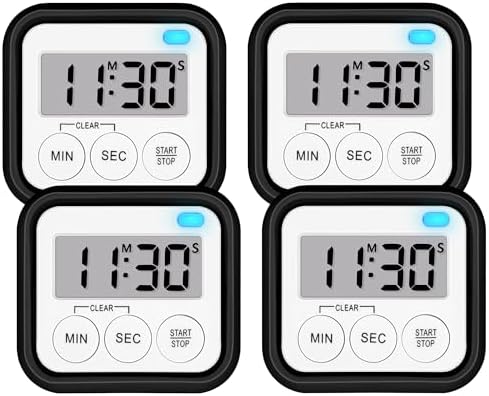 Timer, Kitchen Timers for Cooking Classroom Timer for Kids Teachers Magnetic by AOUVES