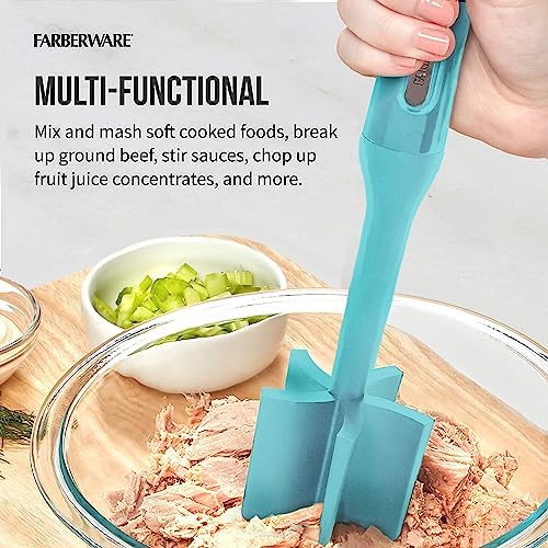 Farberware Heat Resistant Nylon Meat and Potato Masher, Safe - Image 6