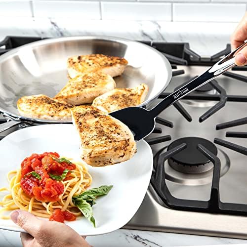 All-Clad Stainless Steel 13-inch Slotted Turner, Kitchen Tools - Image 4