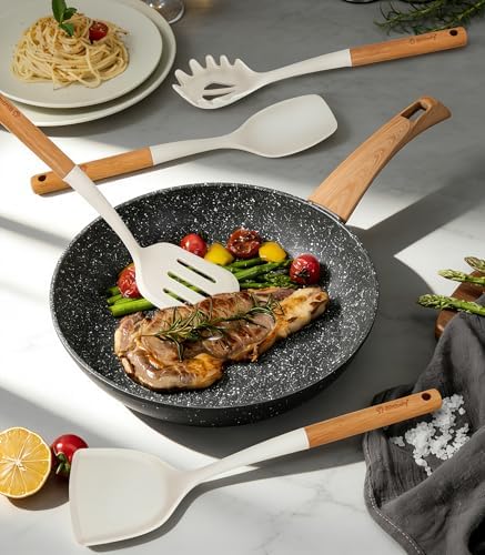 Large Silicone Kitchen Utensils Set, Heat Resistant and BPA Free Silicone - Image 2