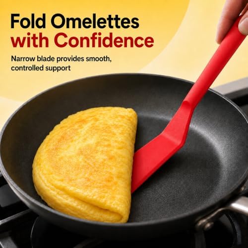 Eggssentials - Pancake Flipper Spatula - Non-Stick - Heat Resistant Egg Spatula - Image 5