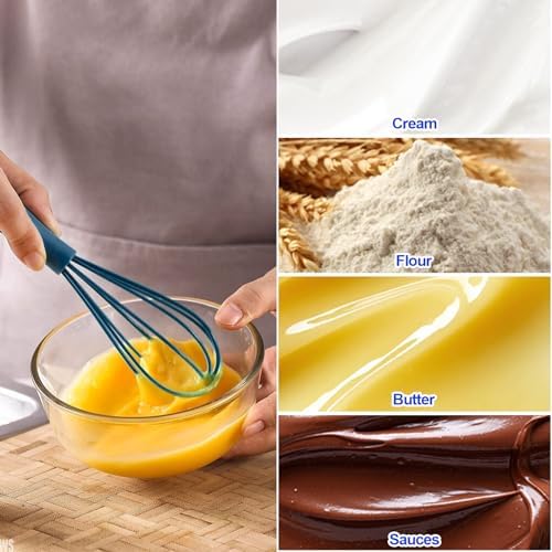 10-Piece Mini Multicolor Silicone Whisks - Image 5