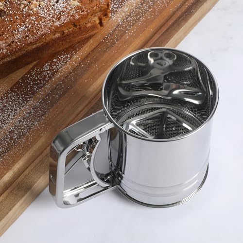 Oster Helmsdale 2 Cup Stainless Steel Flour Sifter - Image 4