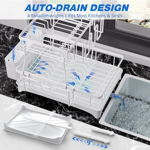 Godboat 2-Tier Dish Drying Rack - Image 3