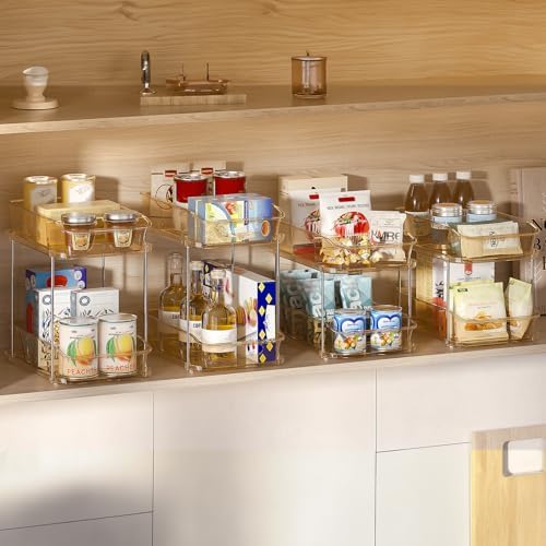 Delamu 2-Tier Under Sink Organizers and Storage, Pull Out Kitchen Pantry - Image 3