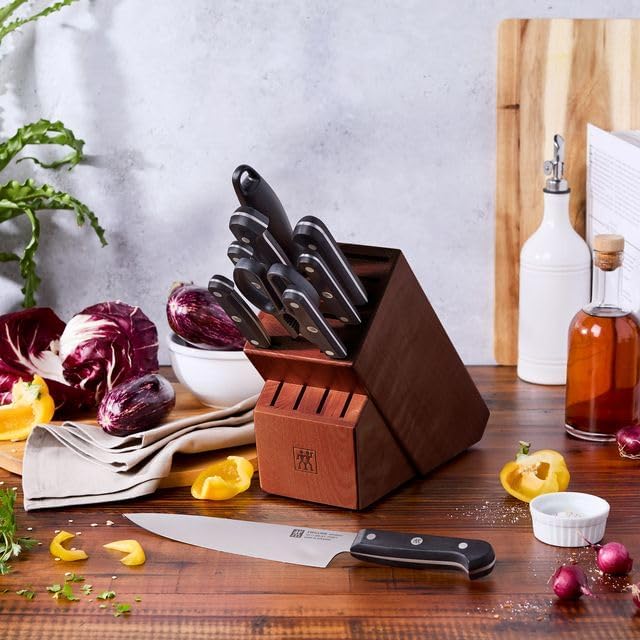 ZWILLING Gourmet 10-Piece Razor-Sharp German Knife Block Set, Made in - Image 2