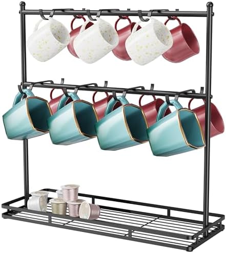 OROPY Coffee Mug Holder for Countertop, Mug Tree Rack by OROPY