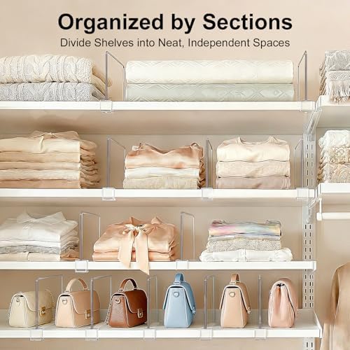 Small Shelf dividers Closet Organizers: 6-inch - Image 4