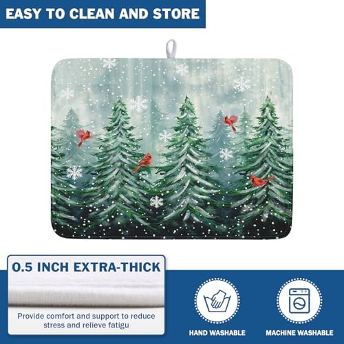 Winter Pines Tree Dish Drying Mats - Image 5