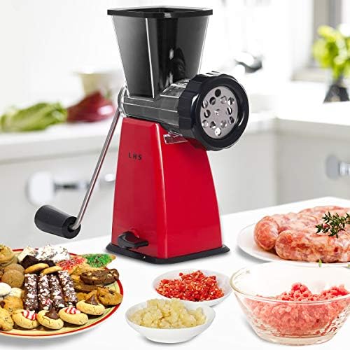 LHS Manual Meat Grinder with Stainless Steel Blades Heavy Duty Powerful Suction - Image 6