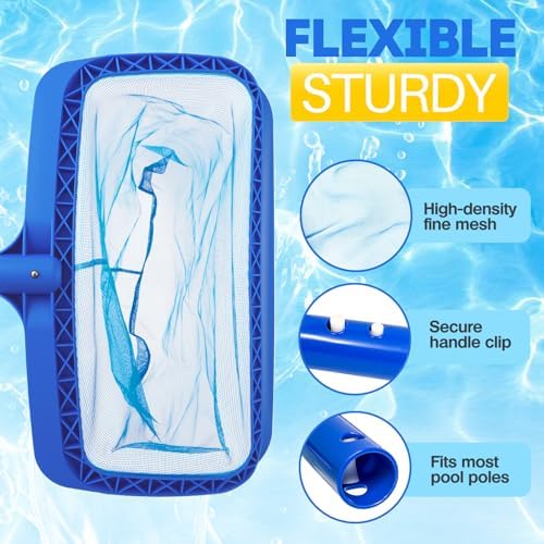 Pool Skimmer Net, Professional Swimming Pool Leaf Skimmer - Image 5