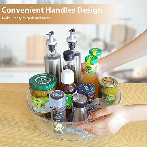 Guzon 3 Pack Lazy Susan Turntable, 11.5" Rotating Organizer - Image 4