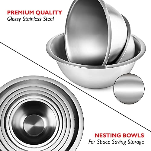 EATEX Stainless Steel Mixing Bowls - Image 6