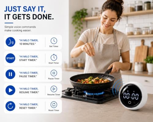 DLUCK Digital Rotating Magnetic Kitchen Timer - Image 5