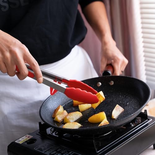 Kitchen Tongs for Cooking with Silicone Tips, 3 Size Serving Tongs - Image 7