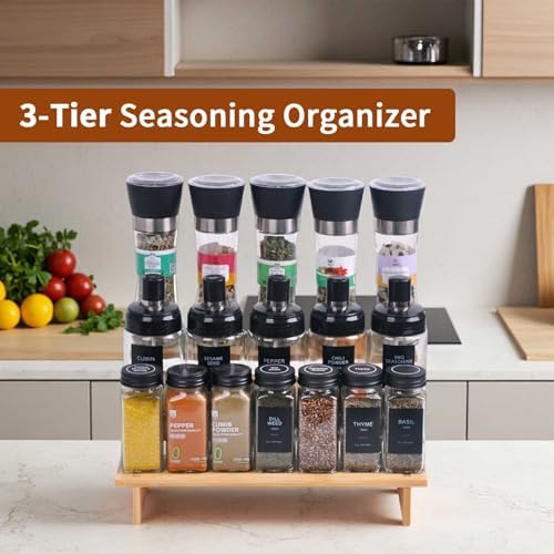 JinDoWin 3 Tiered Spice Rack Organizer - Image 5