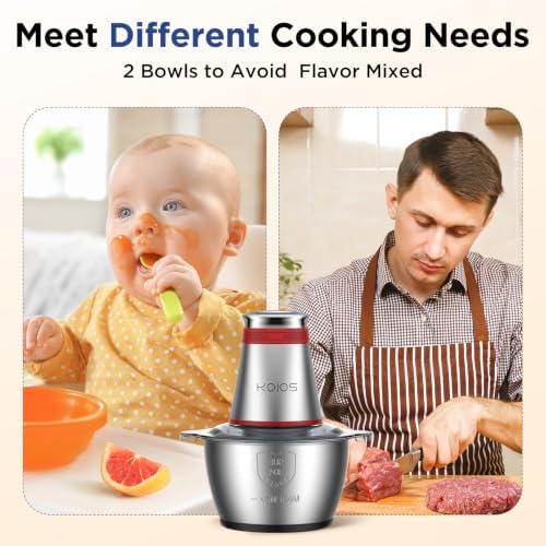 KOIOS 500W Food Processor, Electric Food Chopper - Image 2