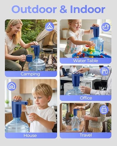 Water Jug Pump for 5 Gallon Bottle – Portable Electric USB-C Charging Dispenser - Image 5