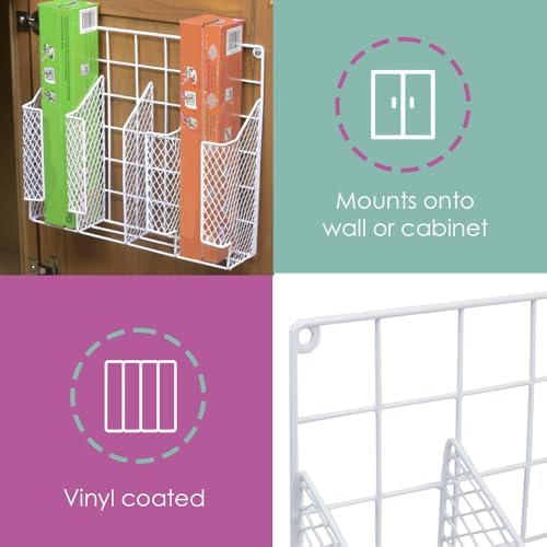 Home Basics Organizer Rust Resistant, Wax Paper, Sandwich Bags, Plastic - Image 5