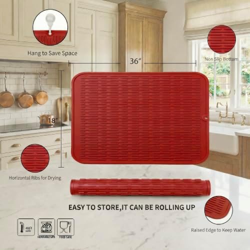 MicoYang Silicone Dish Drying Mat - Image 2