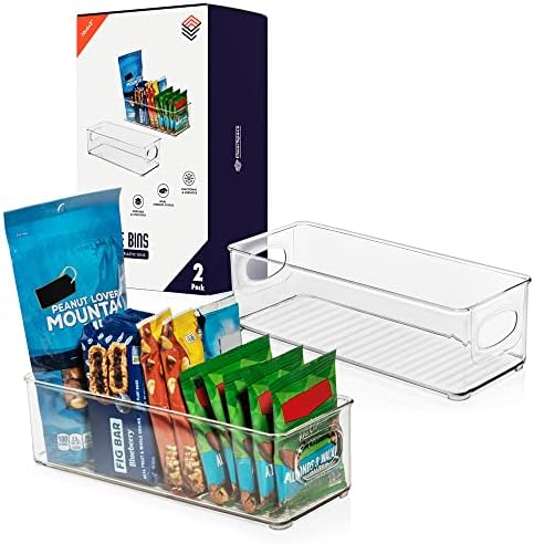 ClearSpace Plastic Pantry Organization and Food Storage Bin, 2 Pack by ClearSpace
