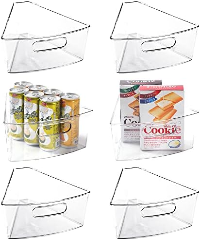 Leeden Lazy Susan Cabinet Organizer, 1/8 Wedge Bins by LEEDEN
