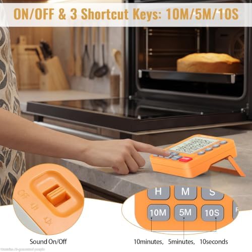 Digital Dual Kitchen Timer - Image 5