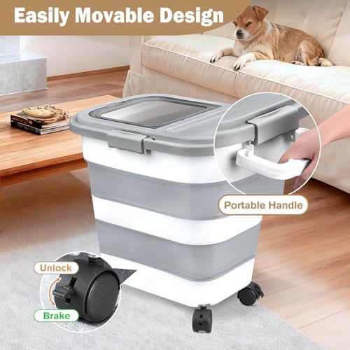 Komzon Rice Storage Container 20-30 lb, 17 lb Pet Dog Food Storage Container - Image 3