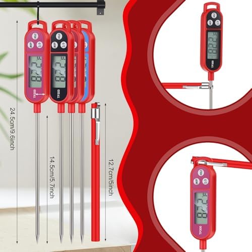 Copkim 8 Pcs Food Thermometer Instant Read Probe BBQ - Image 2