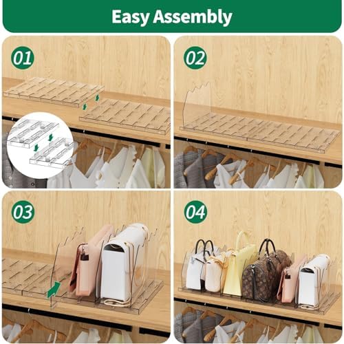 SPACEKEEPER Adjustable Shelf Divider - Image 7