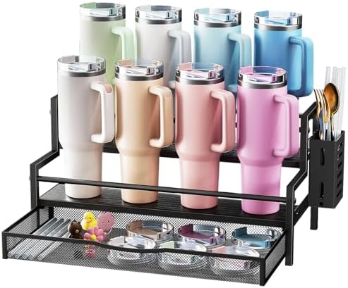 Water Bottle Organizer for Full 40 oz Stanley by Kssiaz