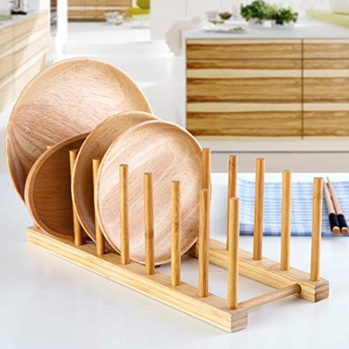 Lawei Set of 6 Bamboo Dish Rack - Image 7