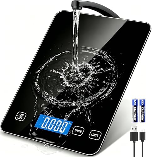 Food Kitchen Scale, Digital Food Scale 33lb/15kg Digital Kitchen Scale by Anelueeoo
